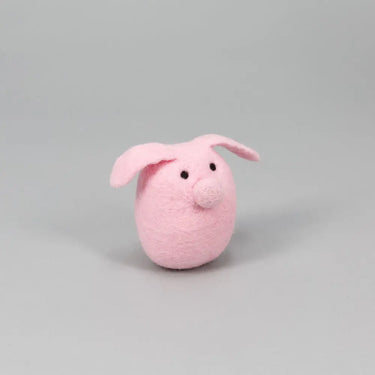 Ware of the Dog - Boiled Wool Pig Toy