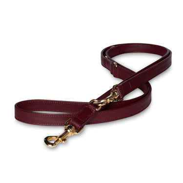 Perro Collection - Merlot Leather Lead